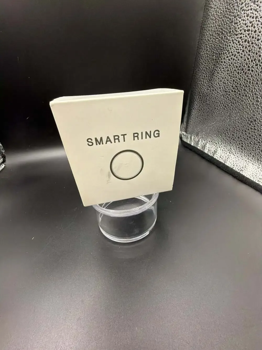 Smart Ring Health and Fitness Tracker Size 11 Silver with Charging Box